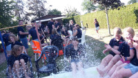 Wasserspiele bei unserem Ausflug